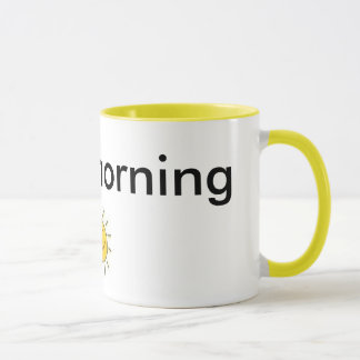 zon, goedemorgen mok