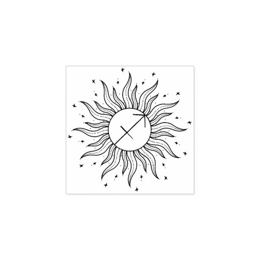 Zon Horoscoop Boogschutter Rubberstempel (Afrduk)