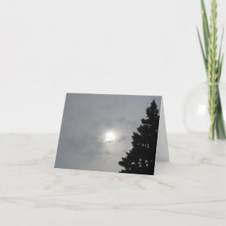 Zon II blanco solstice (voeg uw bericht binnen) Ca Kaart