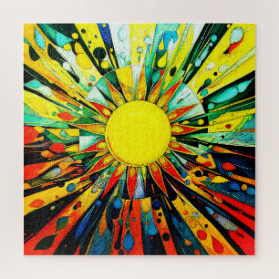 Zon in Abstract 910 Legpuzzel