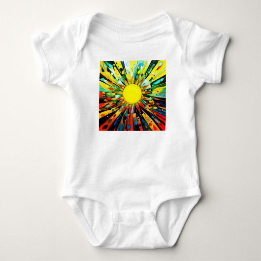 Zon in Abstract 910 Romper (Voorkant)
