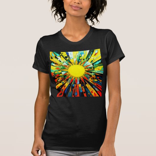 Zon in Abstract 910 T-shirt (Voorkant)