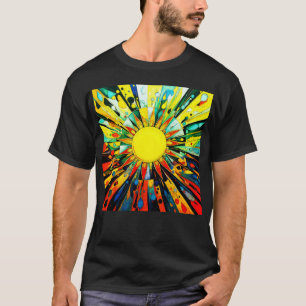 Zon in abstract 910 t-shirt