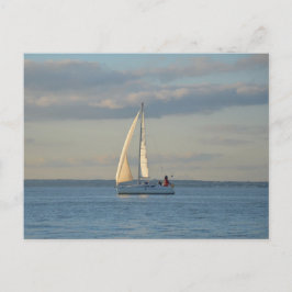 Zon in de zeilen briefkaart