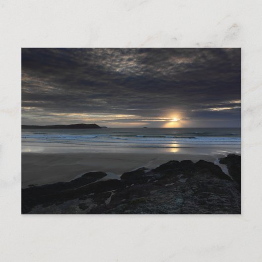 Zon in Polzeath Briefkaart (Voorkant)