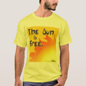 Zon is vrij T-shirt (Voorkant)