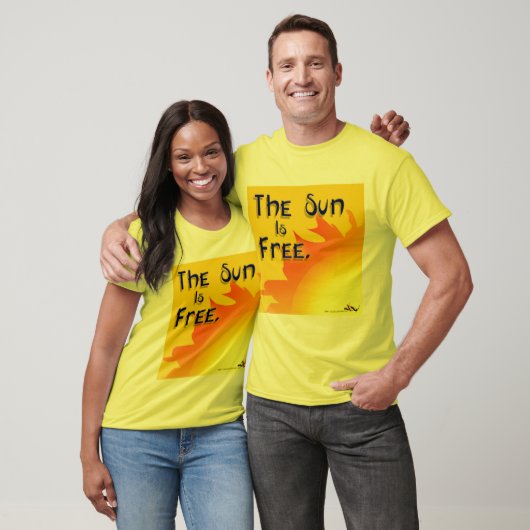Zon is vrij T-shirt (Unisex)