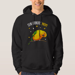 Zon Konkoer Moeder Grappige Papegaai Vogel Liefheb Hoodie