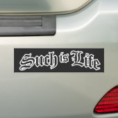 Zo'n leven bumpersticker (Op auto)