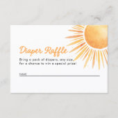 Zon Luiers Raffle Informatiekaartje (Voorkant)