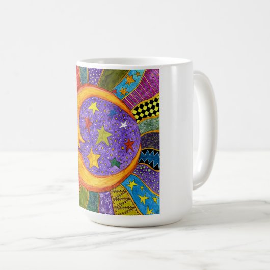 Zon, maan en sterren Mok (Voorkant rechts)