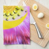 Zon Maan Keuken Handdoek (Quarter Fold)