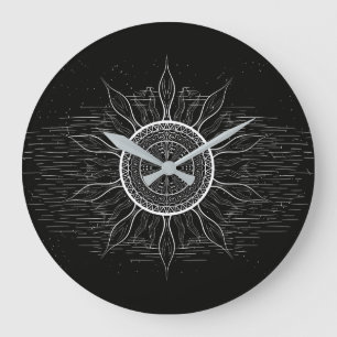 Zon Mandala 2 Grote Klok