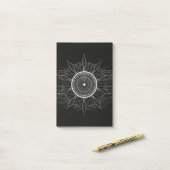 Zon Mandala 2 Post-it® Notes (Op bureau)