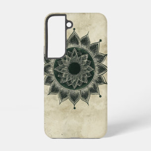 Zon Mandala Roots Phonehoesje Samsung Galaxy Hoesje