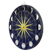 Zon, Moon Phases & Stars Dartbord (Voorkant Rechts)