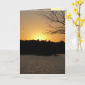 Zon neer kaart (Gele Bloem)