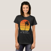 zon op het eiland Hawaii Summer Beach T-shirt (Voorkant volledig)