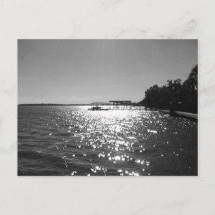 Zon op het water briefkaart