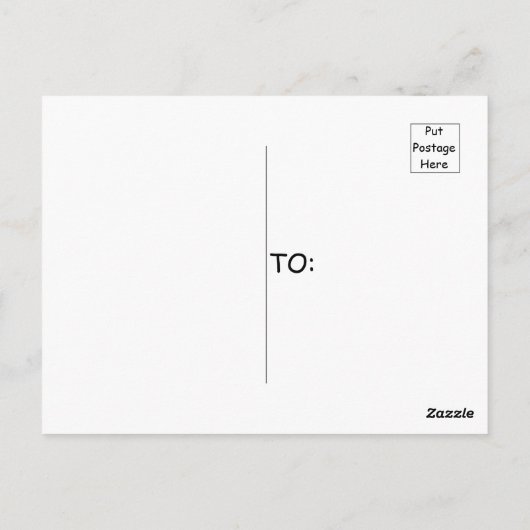 Zon op Ocean Wave met Cloudy Blue Sky Briefkaart (Achterkant)