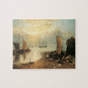 Zon opkomend door dampen van Joseph Turner Legpuzzel