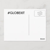 Zon plaatst nooit op Flat Earth! Briefkaart (Achterkant)