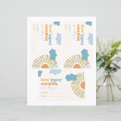 Zon Raad eens hoeveel Snoepjes Kaarten (Staand voorkant)