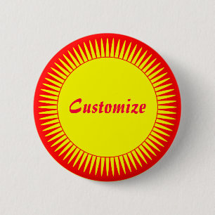 Zon Ray Template Ronde Button 5,7 Cm