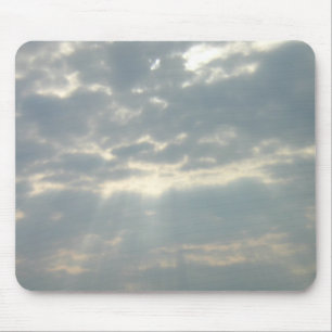 Zon schijnt door wolken Mousepad Muismat