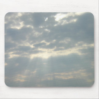 Zon schijnt door wolken Mousepad Muismat