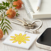 Zon Sleutelhanger (Voorkant Rechts)