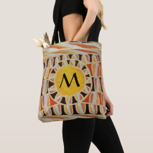 ZON SOLAR ENERGY MONOGRAM Yellow Oranje Black Draagtas