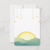 Zon & Sterren Kaart (Achterkant)