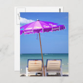 zon strand thailand briefkaart (Voorkant / Achterkant)