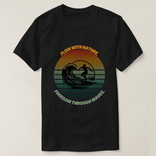 Zon, Surf en ziel 🌊 T-shirt (Design voorkant)