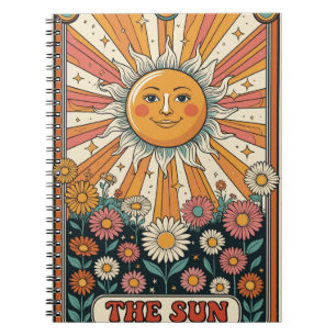 Zon Tarot Notitieboek, Boho Zon Journaal Notitieboek