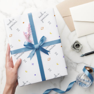 Zo'n Tweelingen (Retro kleuren) Cadeaupapier