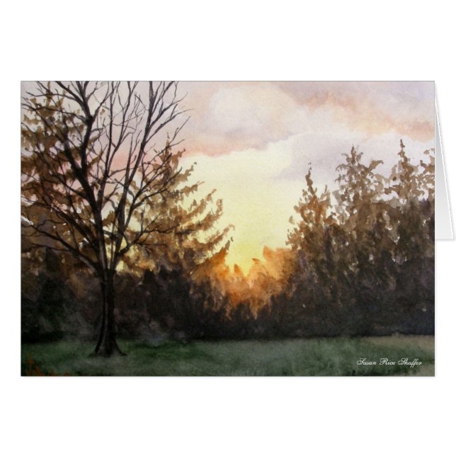 Zon uit mijn studio raam (Voorkant Horizontaal)