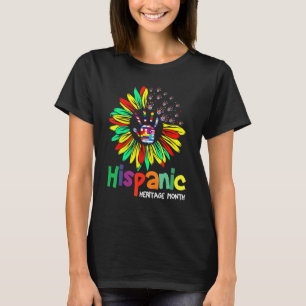 Zon van de Latijns-Amerikaanse Landen met een heis T-shirt