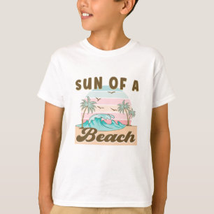 Zon van een strand t-shirt
