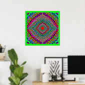 Zon van regenbogen poster (Thuiskantoor)