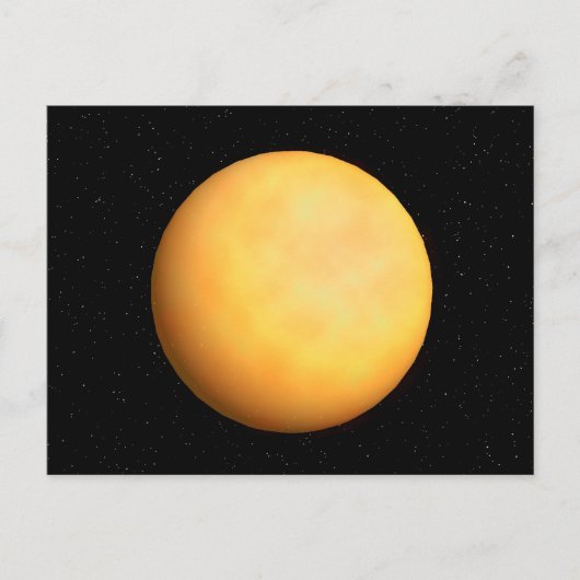 Zon van Space Briefkaart (Voorkant)