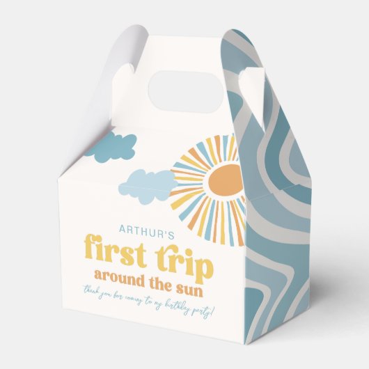 Zon Verjaardagsfeestje Favor Box Bedankdoosjes (Voorkant Zijde)