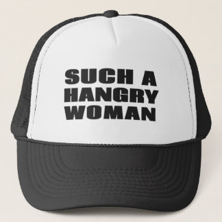 Zo'n woedende vrouw trucker pet