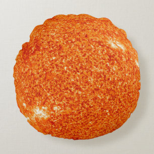 Zon Zonne Ster Ruimte Zonnestelsel Oranje Planeet Rond Kussen