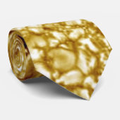 Zon / Zonnevlek in goud Stropdas (Opgerold)