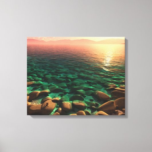 zonaanbidding canvas afdruk (Voorkant)