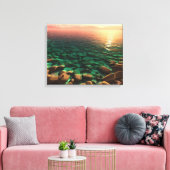 zonaanbidding canvas afdruk (Insitu (Woonkamer))