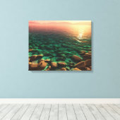 zonaanbidding canvas afdruk (Insitu (Houten vloer))