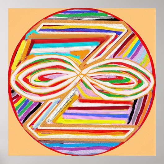 ZONAR - symbool Karuna Reiki Poster (Voorkant)